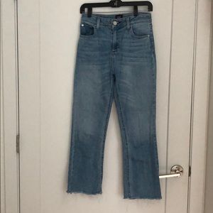 urban outfitter cropped flare jeans